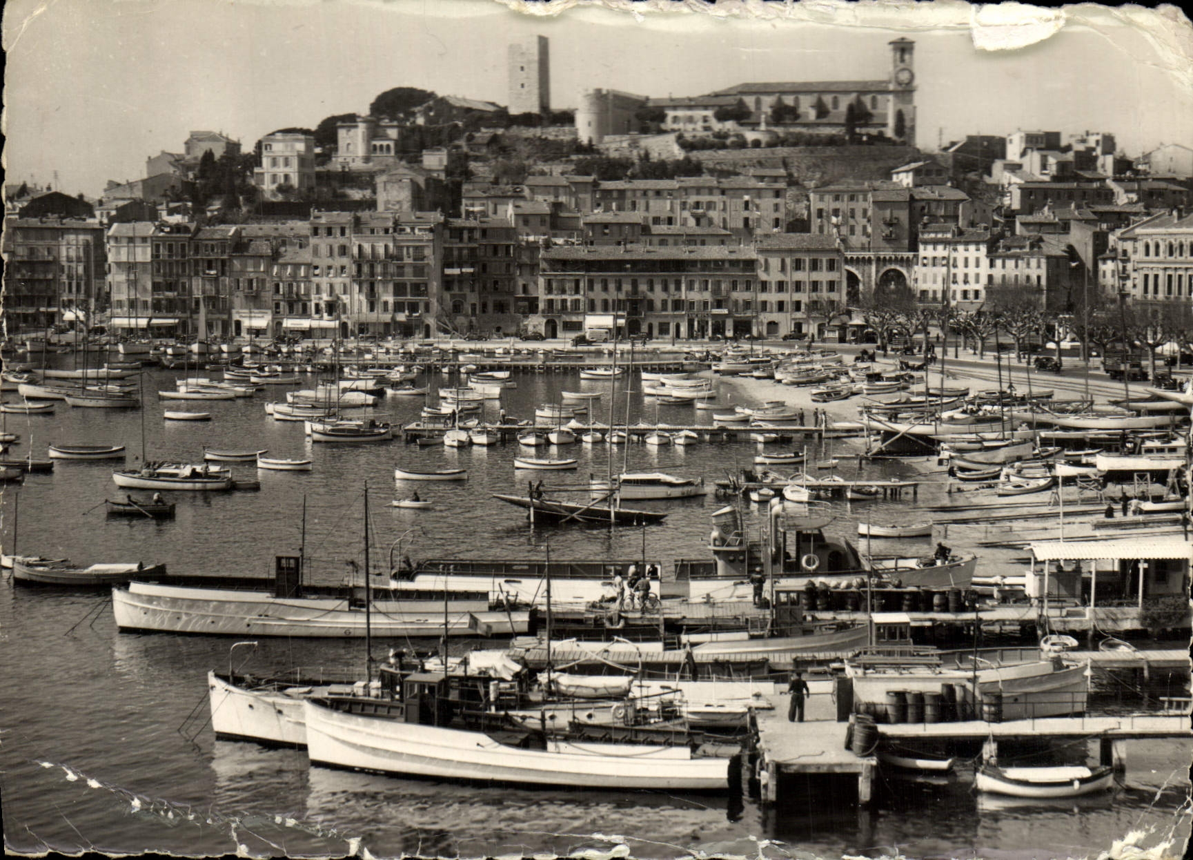 MODERN CARD the Dimension of Cannes Azure the Port View Of Suquet