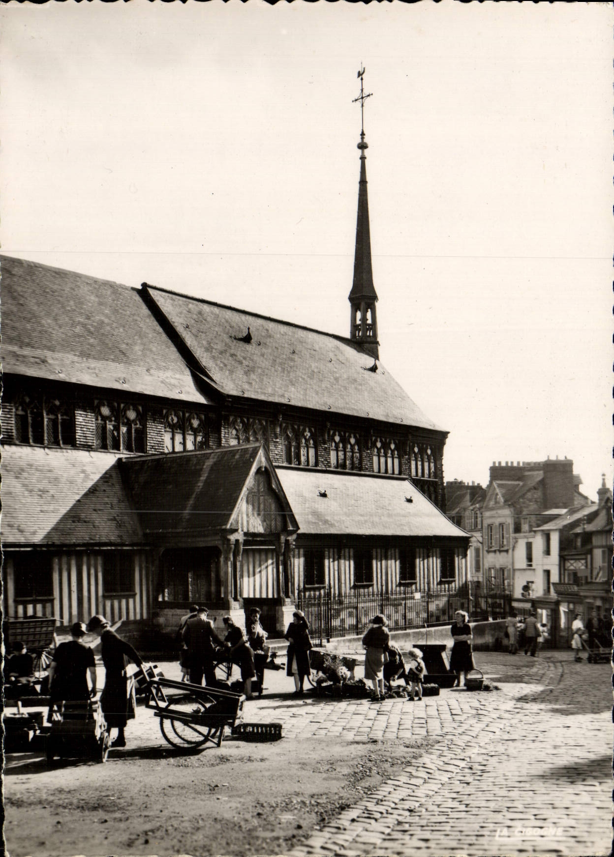 CPM Honfleur Place Ste Catherine 