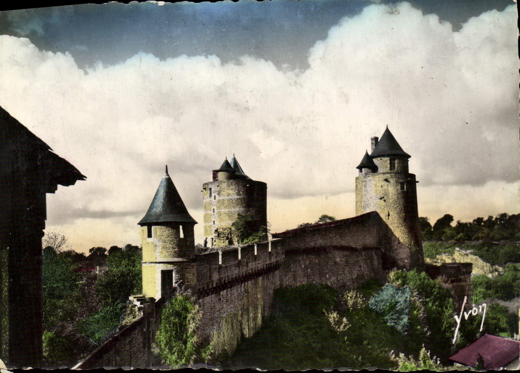 MODERN CARD Ferns the Castle Tours Of Guet De Melusine And the Goblin