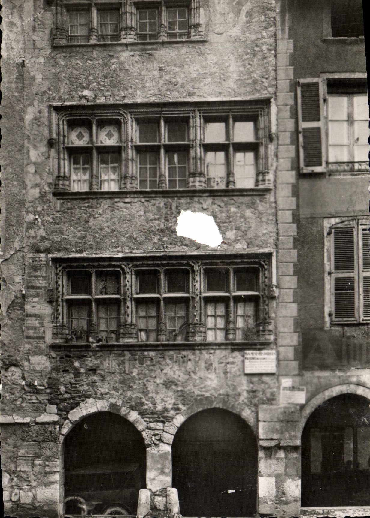 MODERN CARD Villefranche De Rouergue House 15th Notre Dame Place