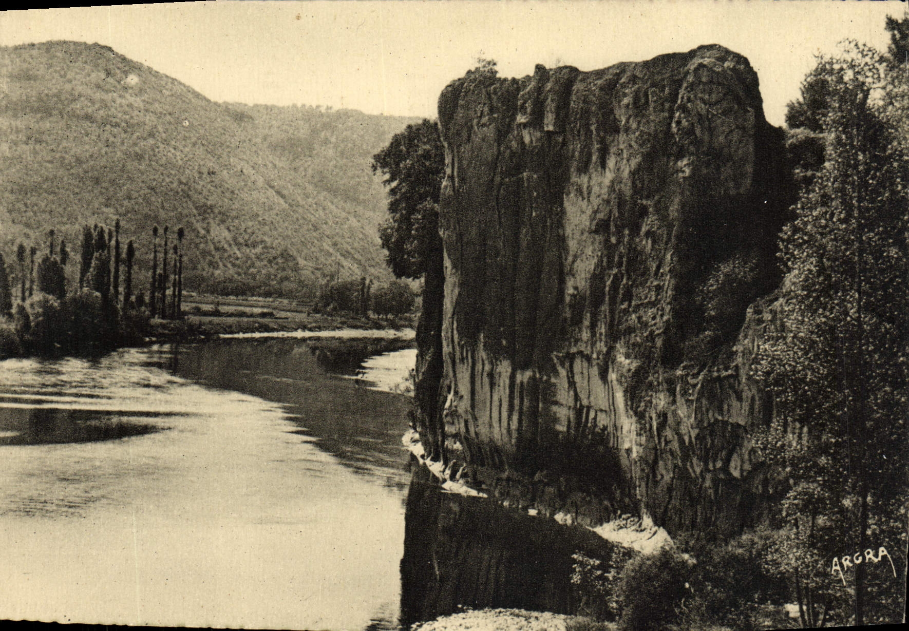 MODERN CARD Surroundings De Souillac the Rock Of the Crows