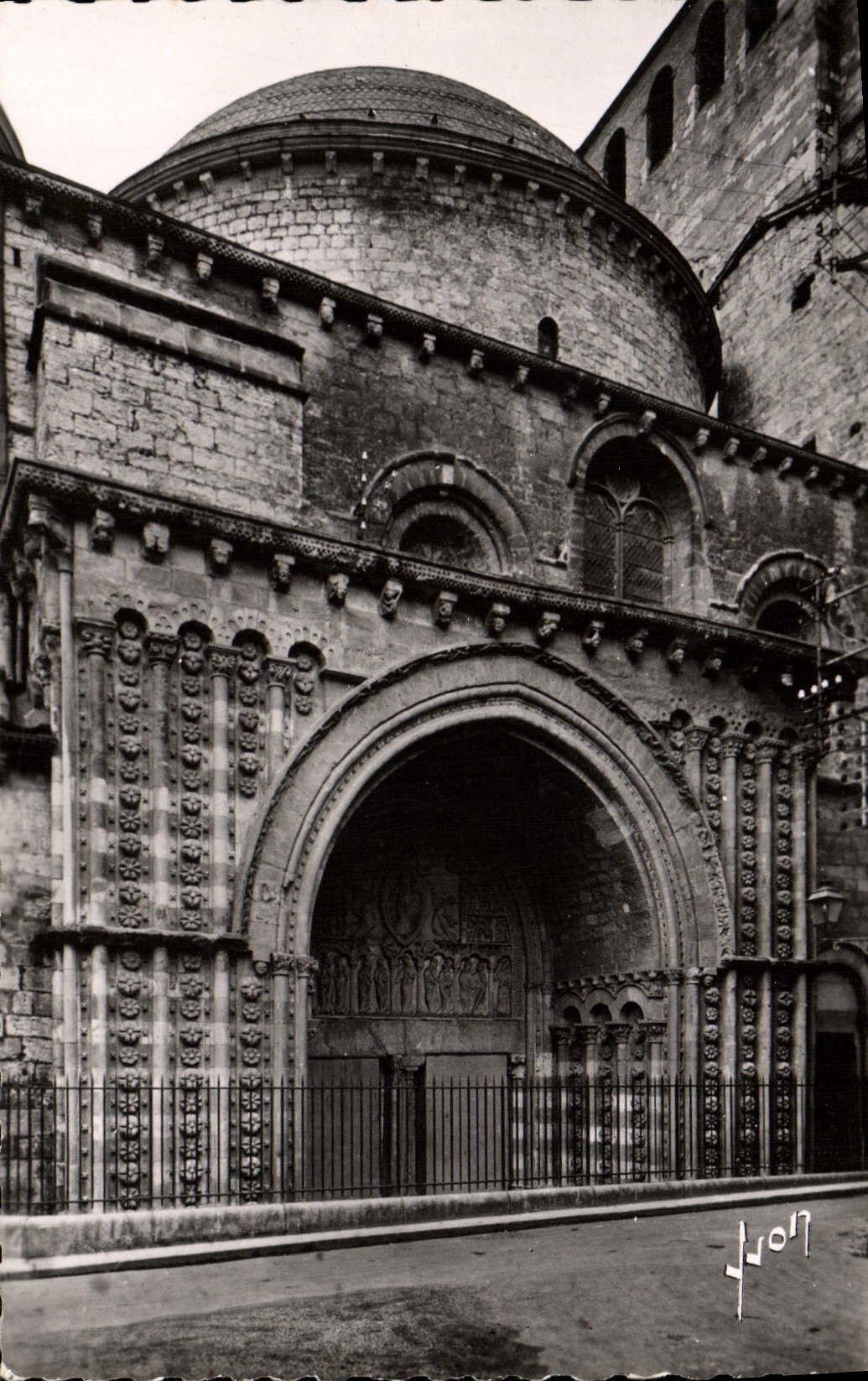 MODERN CARD Cahors the Northern Cathedral Gate