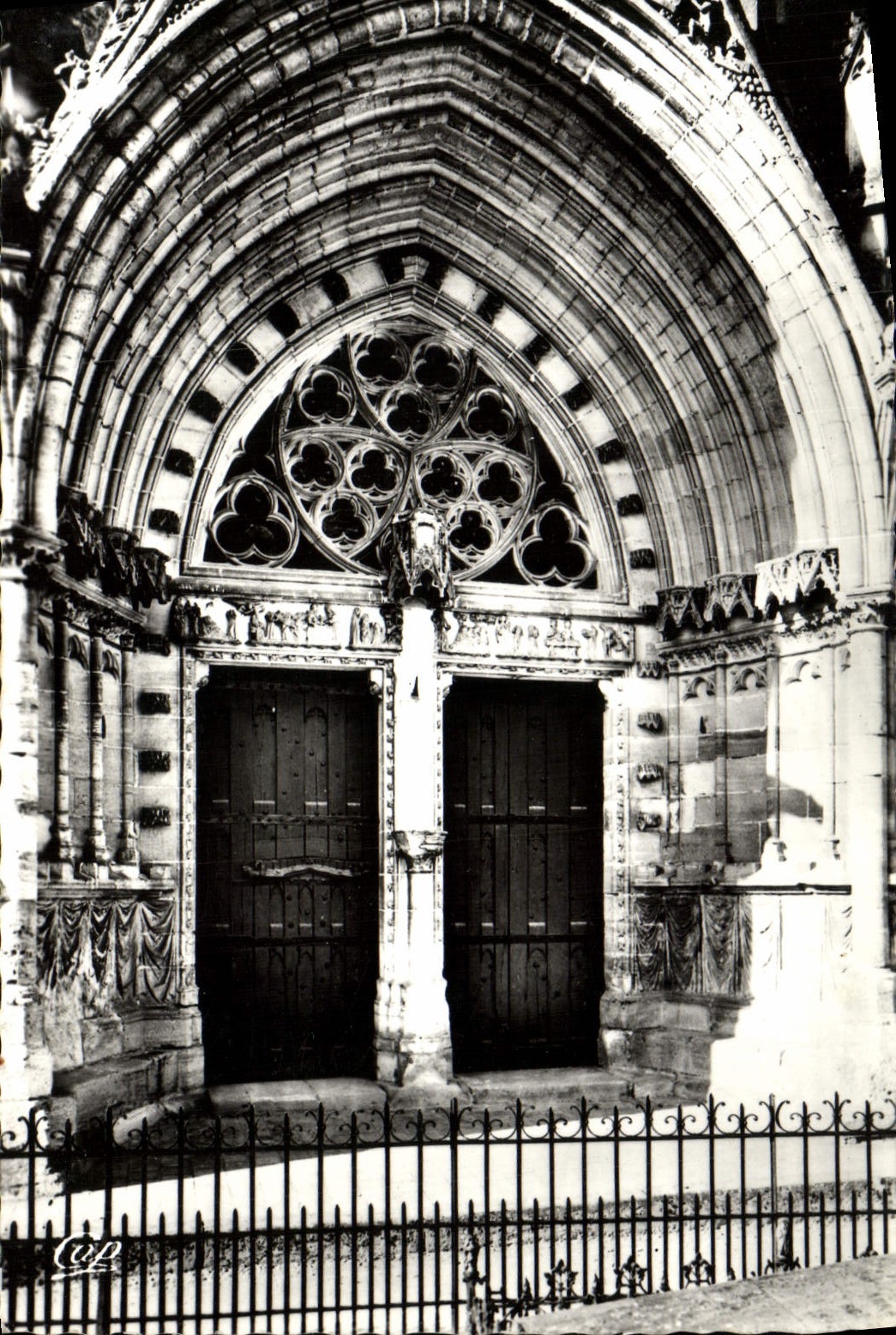 MODERN CARD the Spine Notre Dame Basilica Of the Spine Gate Of the southern transept