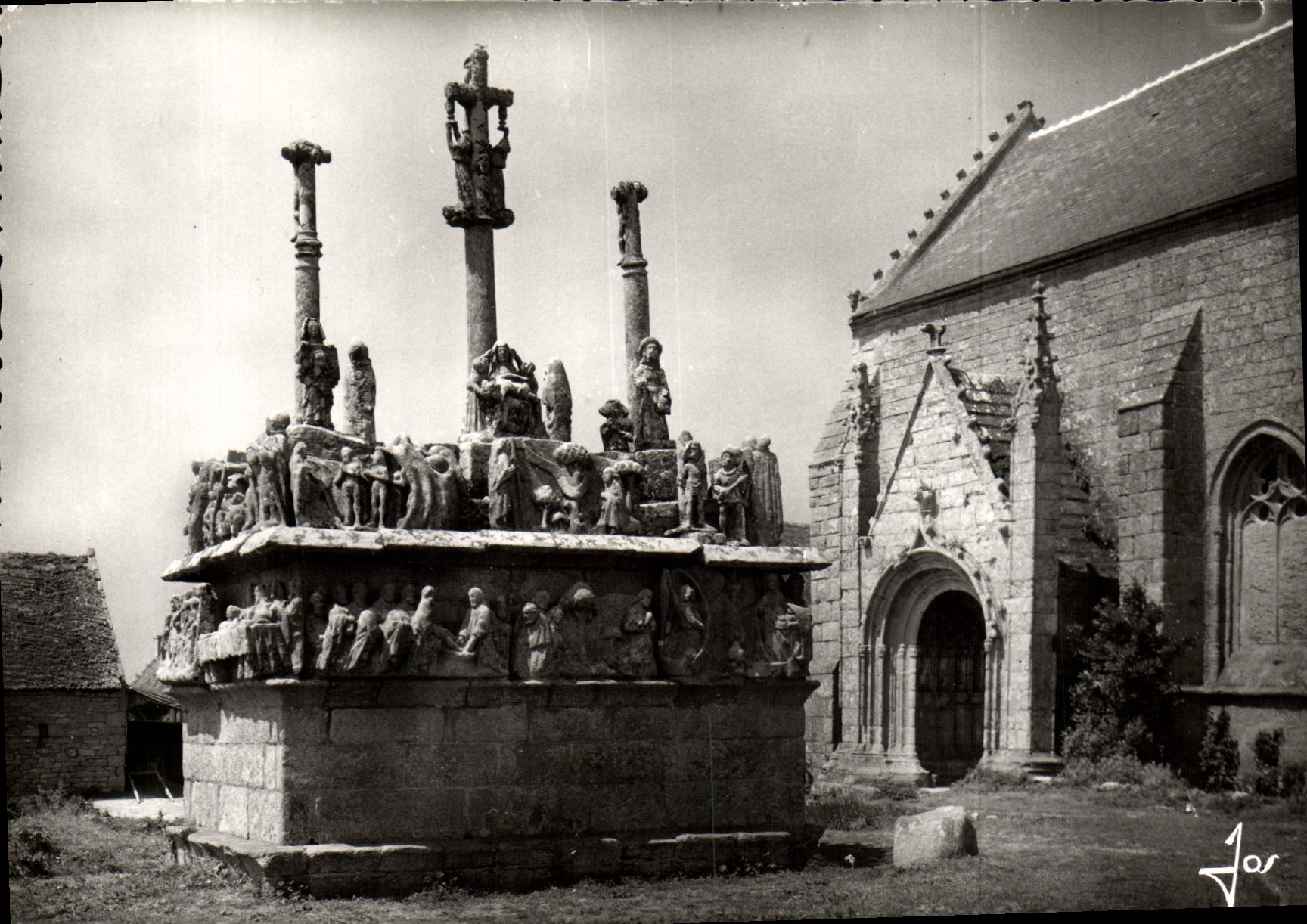 MODERN CARD Brittany Penmarch St Jean Trolimon Nd of Tronoen Old martyrdom