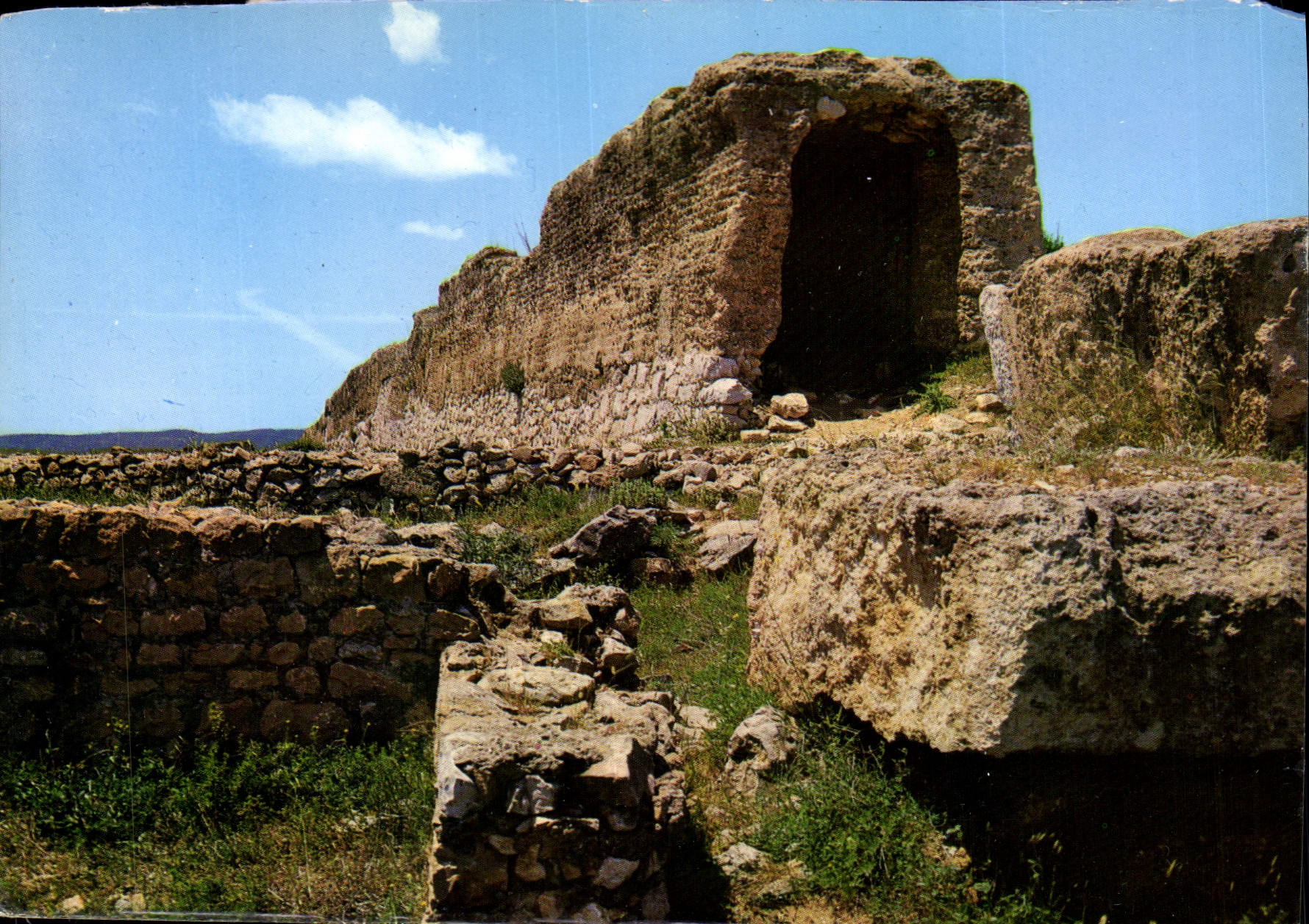 MODERN CARD Costa Faced Ampurias Murallas romanas