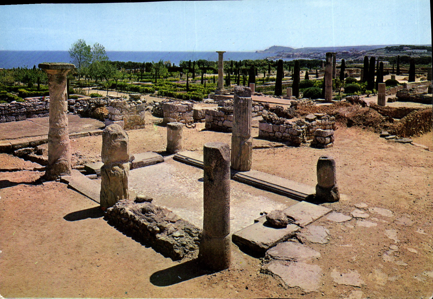 MODERN CARD Costa Faced Ampurias Patio porticado idiot Impluvium