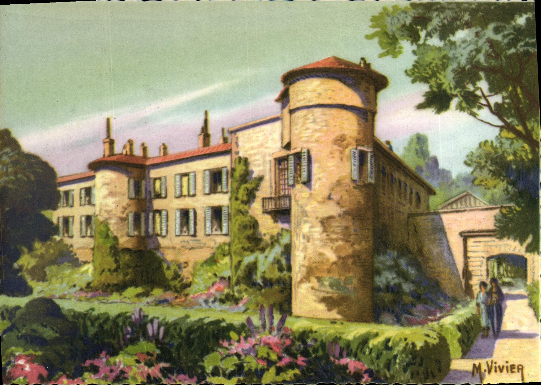 CPA Biarritz Le Chateau Vieux Vivier