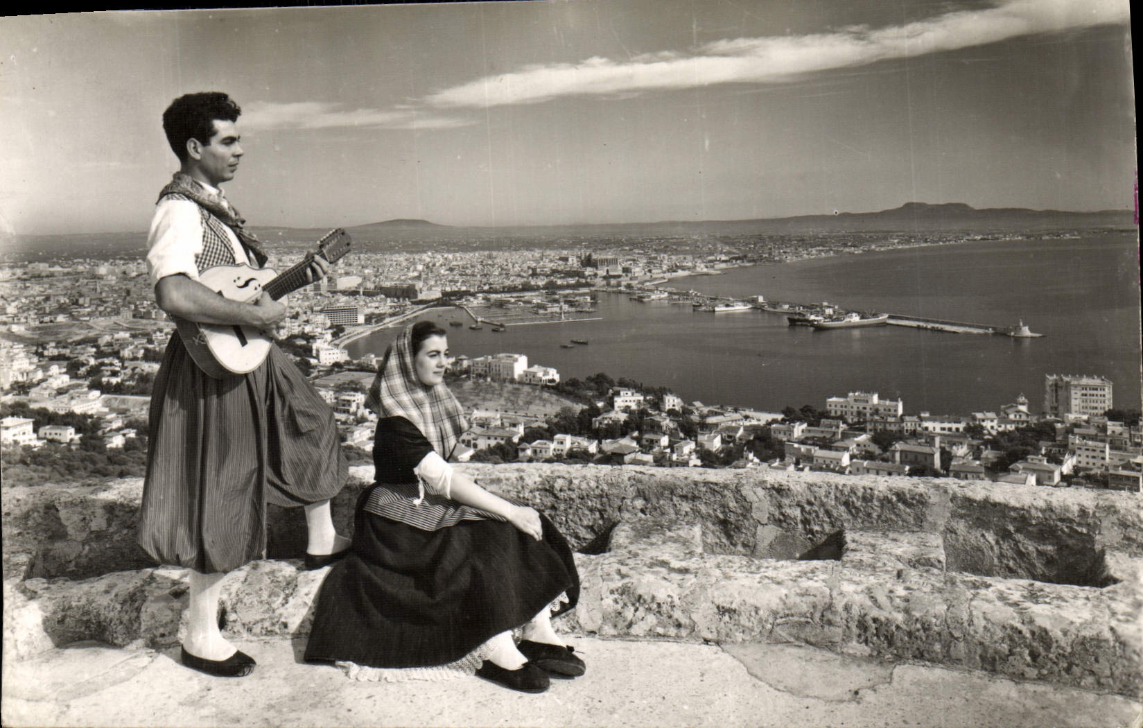 POSTAL MODERNA folklore de Mallorca Palma