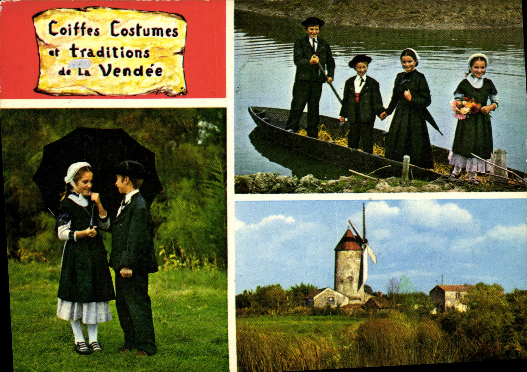CPM La Vendee Pittoresque Coiffes Et Costumes Du Marais Vendeen Folklore