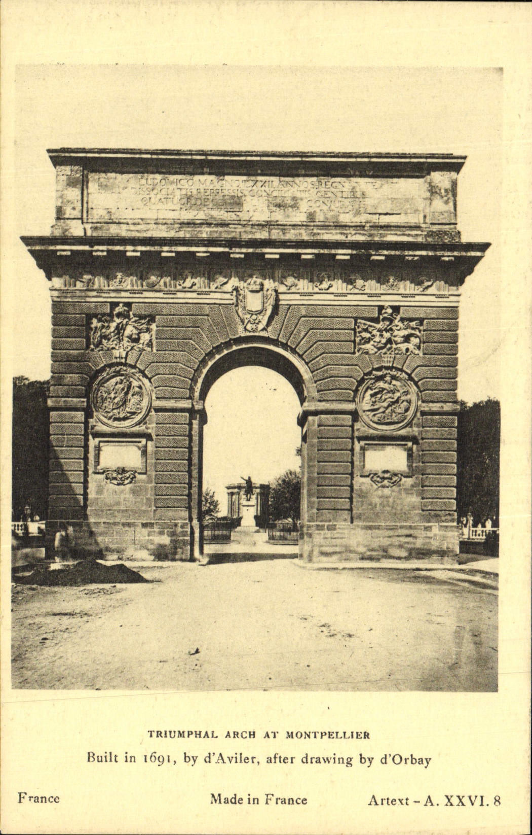 CPA Triumphal Arch Montpellier