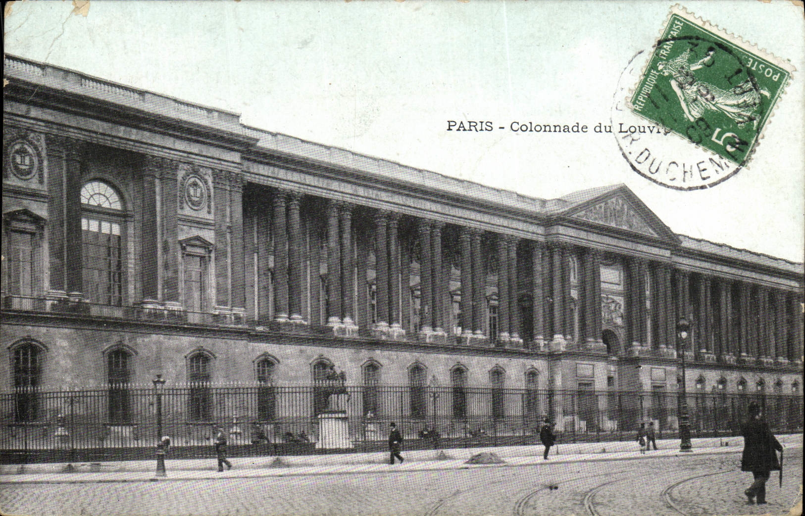 CPA Paris Colonnade Du Louvre