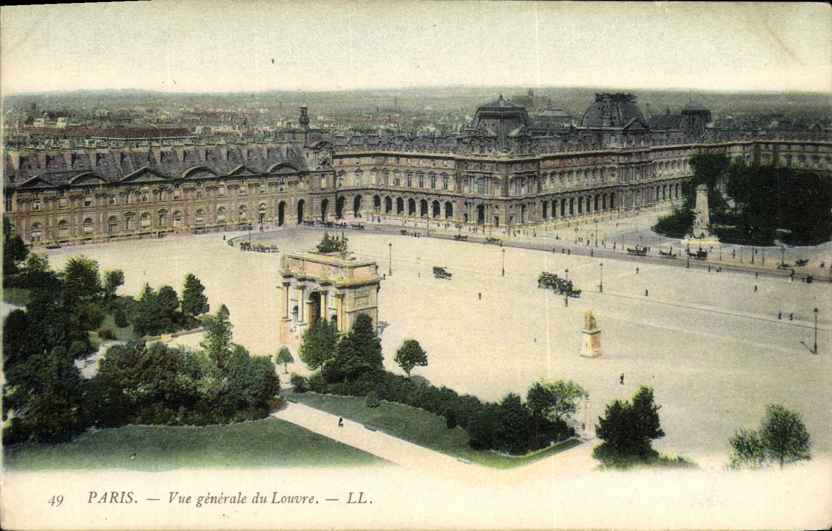 CPA Paris Vue Generale Du Louvre