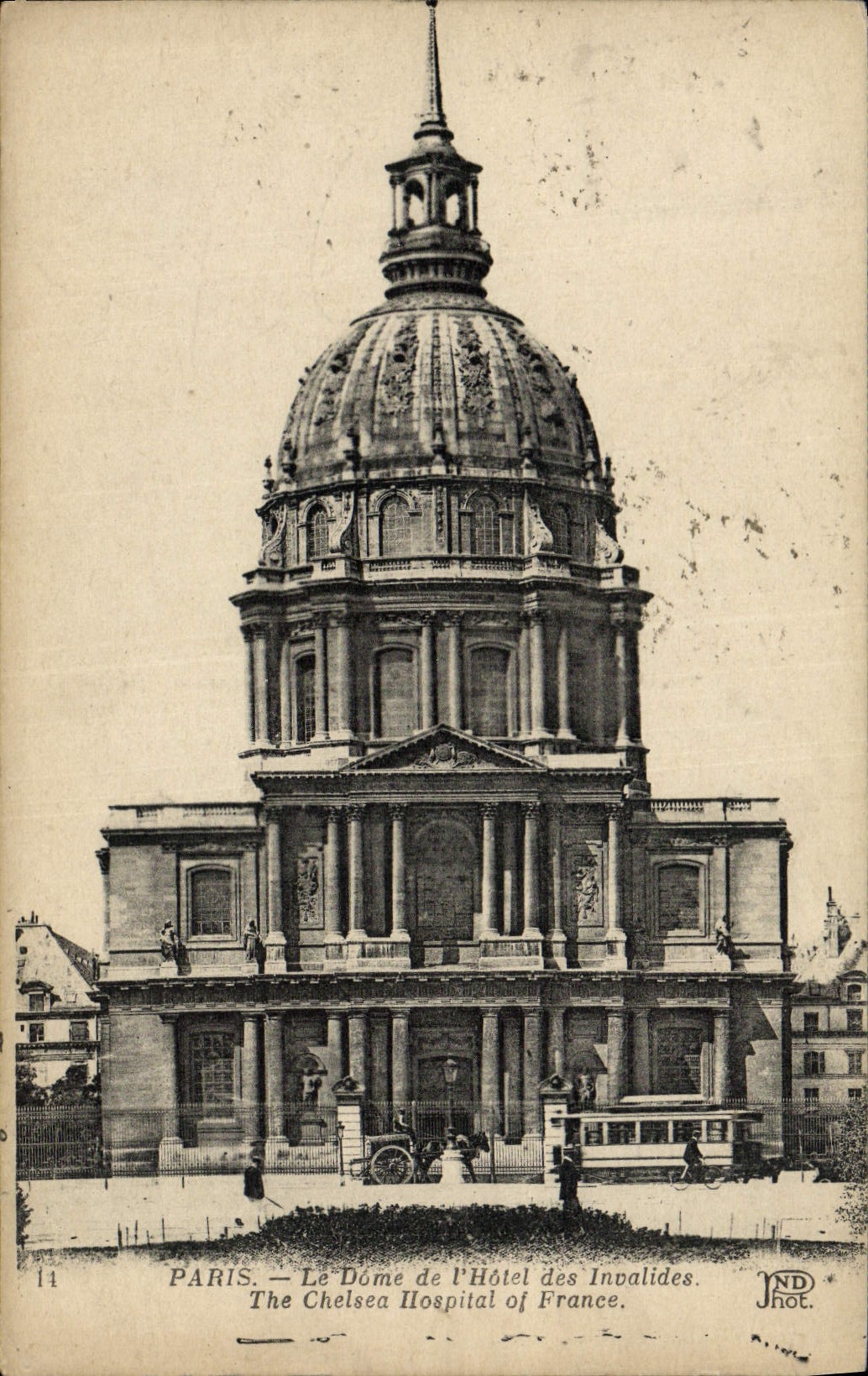 CPA Paris Le Dome De L'Hotel Des Invalides 