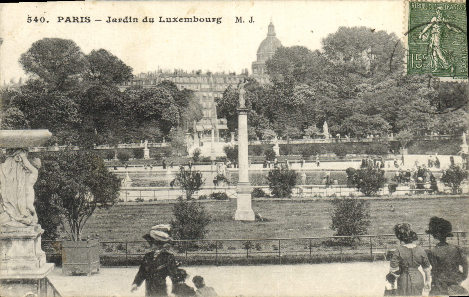 CPA Paris Jardin Du Luxembourg