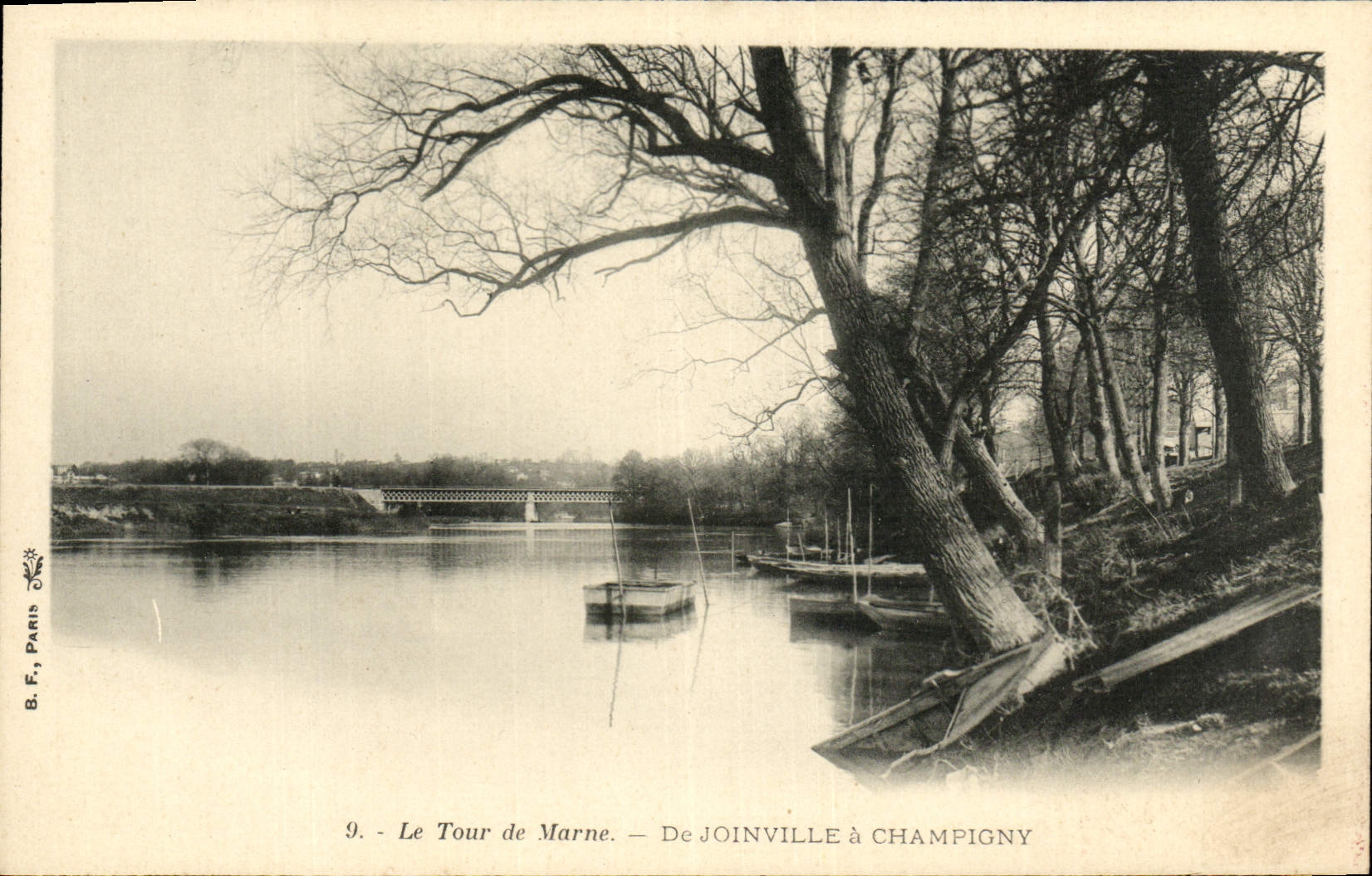 VINTAGE POSTCARD the Turn Of the Marne De Joinville has Champigny