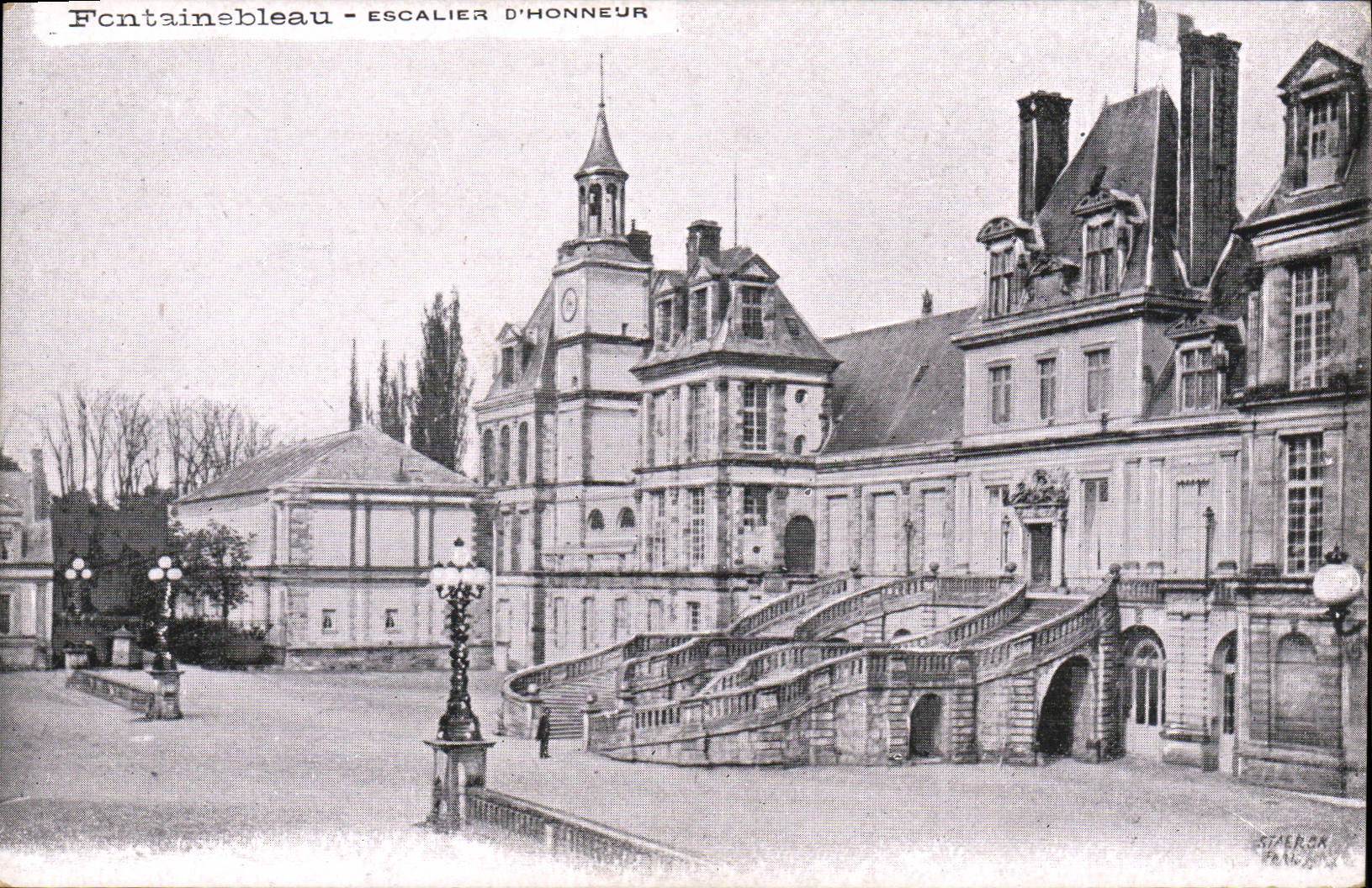 CPA Fontainebleau Escalier D'Honneur