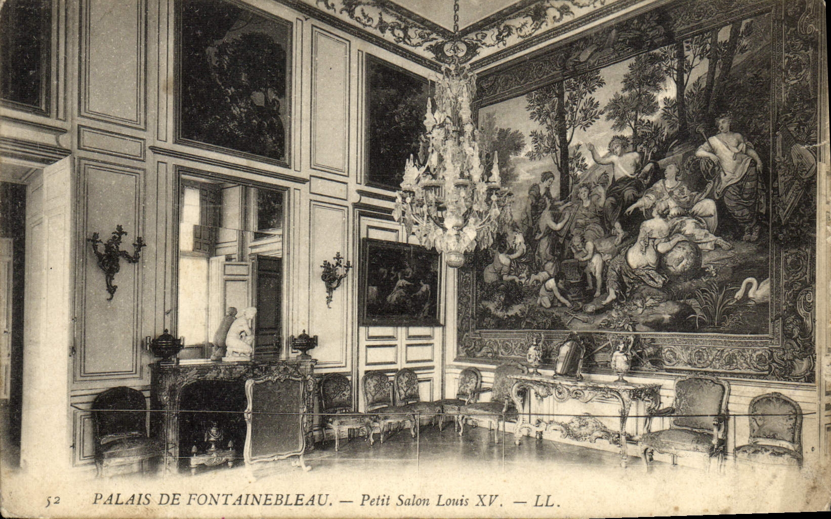 CPA Palais De Fontainebleau Petit Salon Louis XV