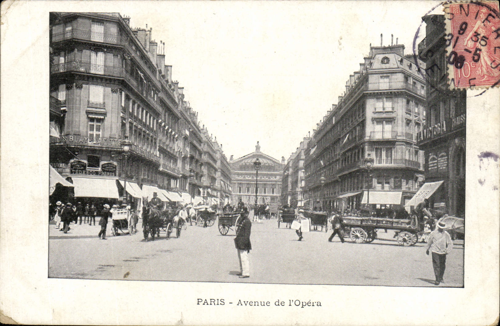 CPA Petit Avenue De l'Opera