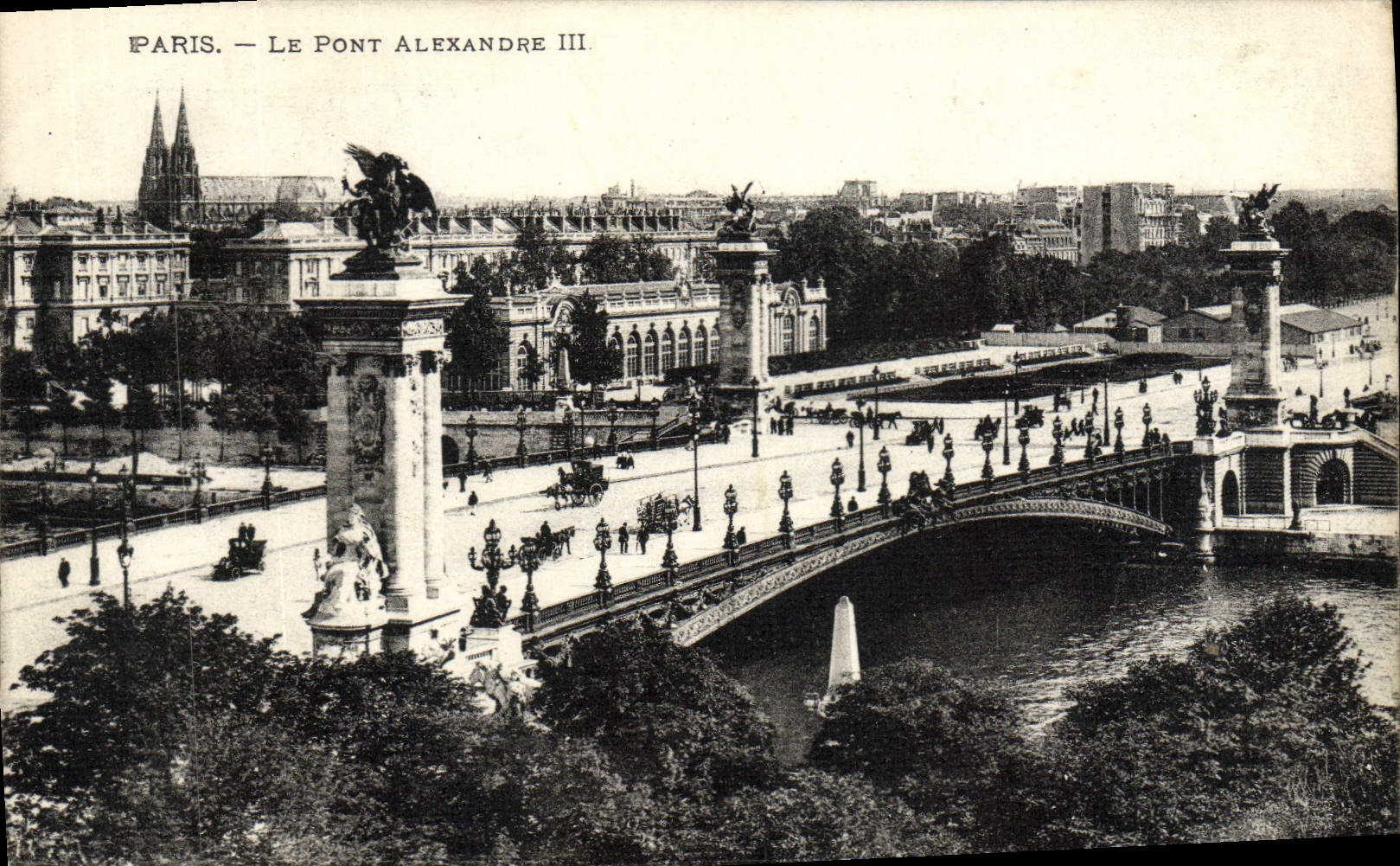 CPA Paris Le Pont Alexandre III