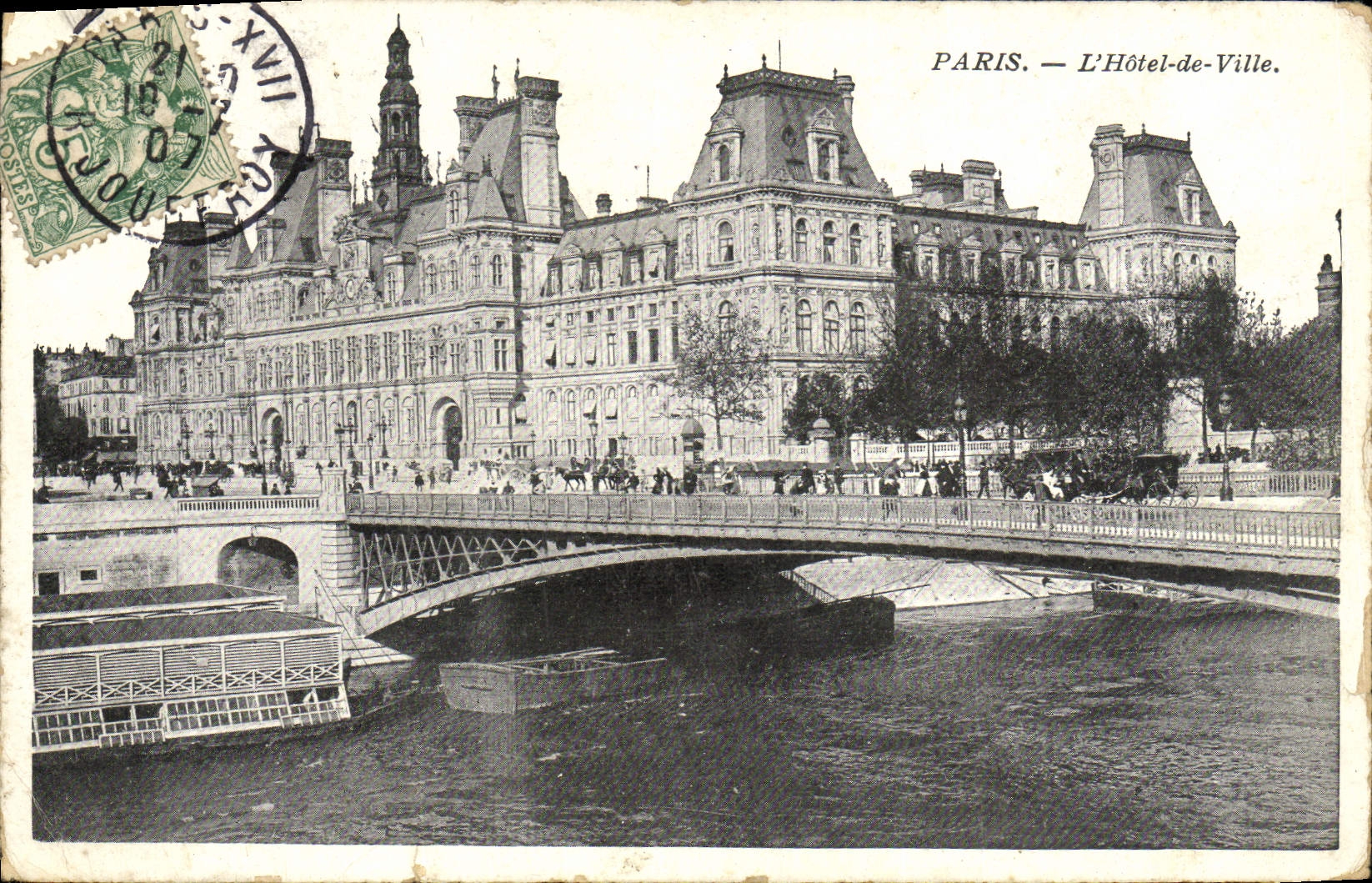 CPA Paris L'Hotel De Ville