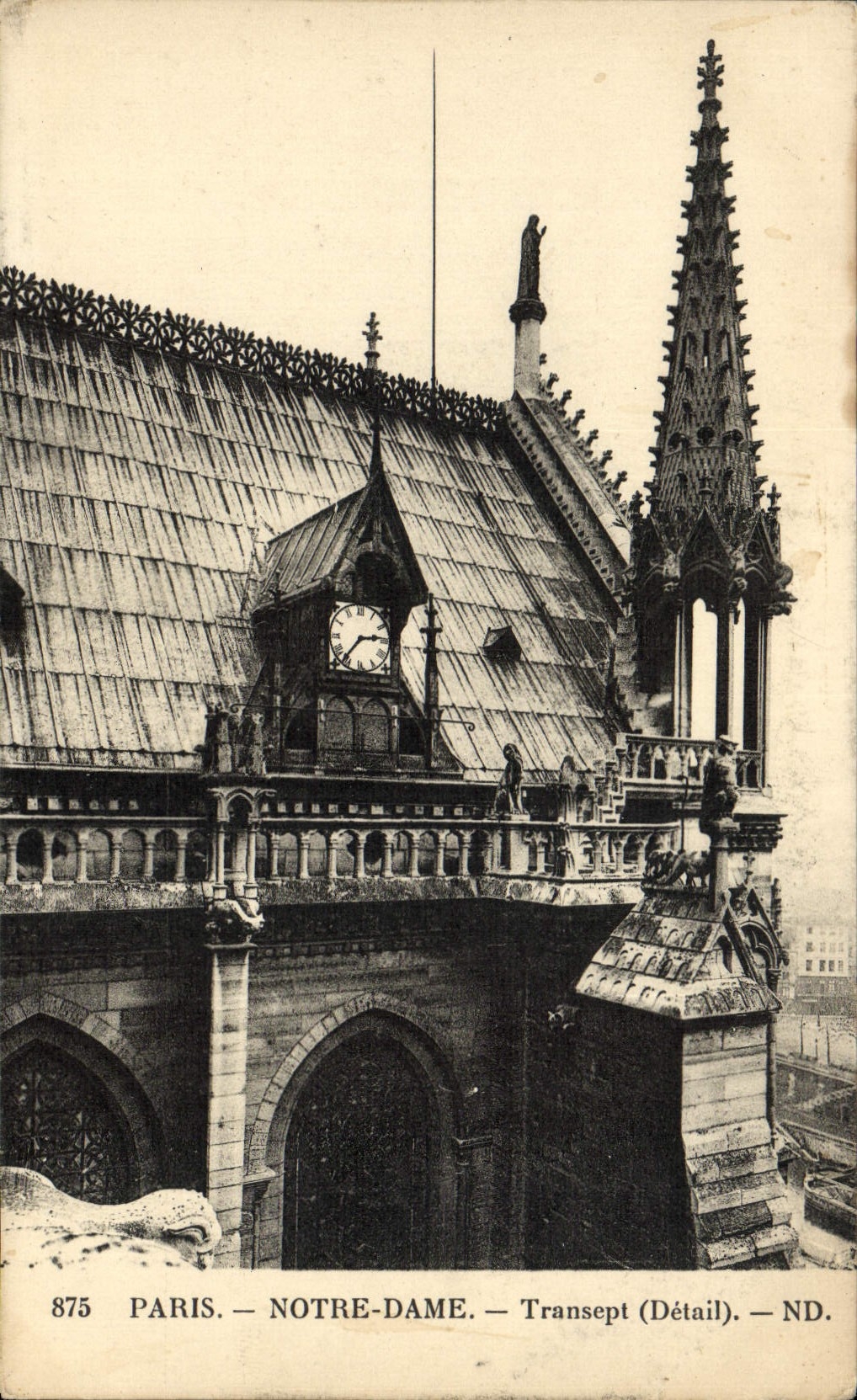 CPA Paris Notre Dame Transept