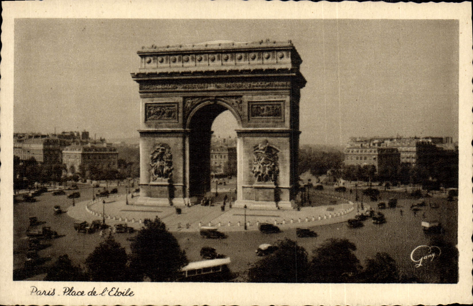 CPA Paris Place De l'Etoile