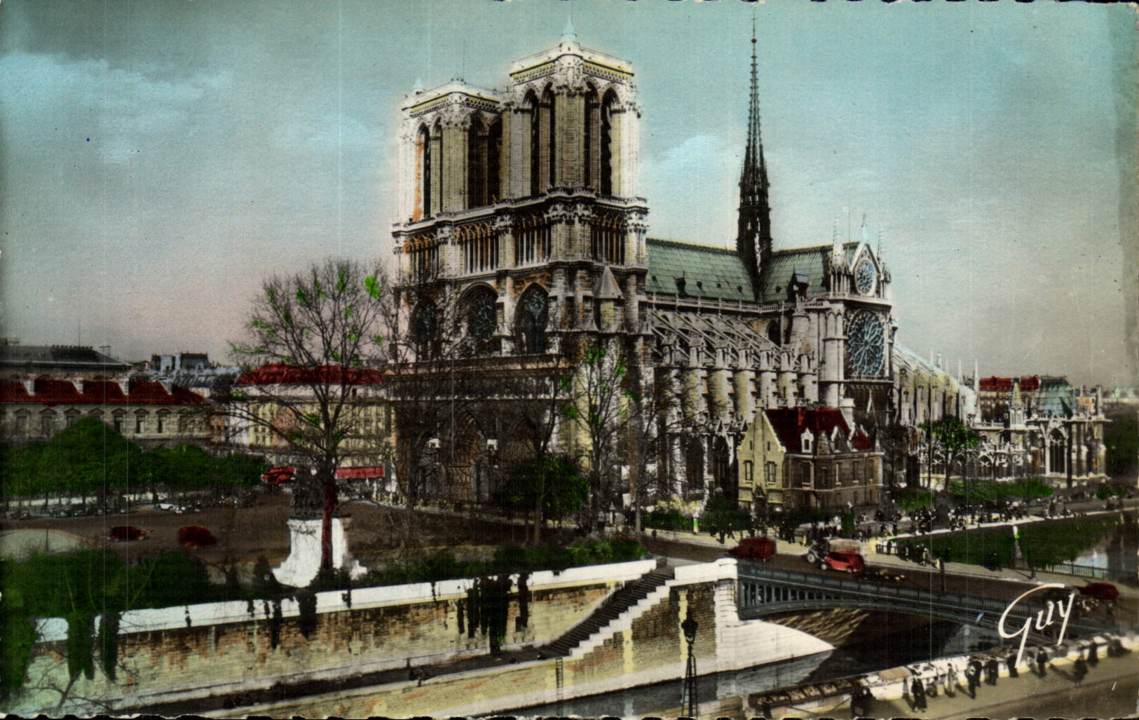 CPM Paris Et Ses Merveilles Cathedrale Notre Dame