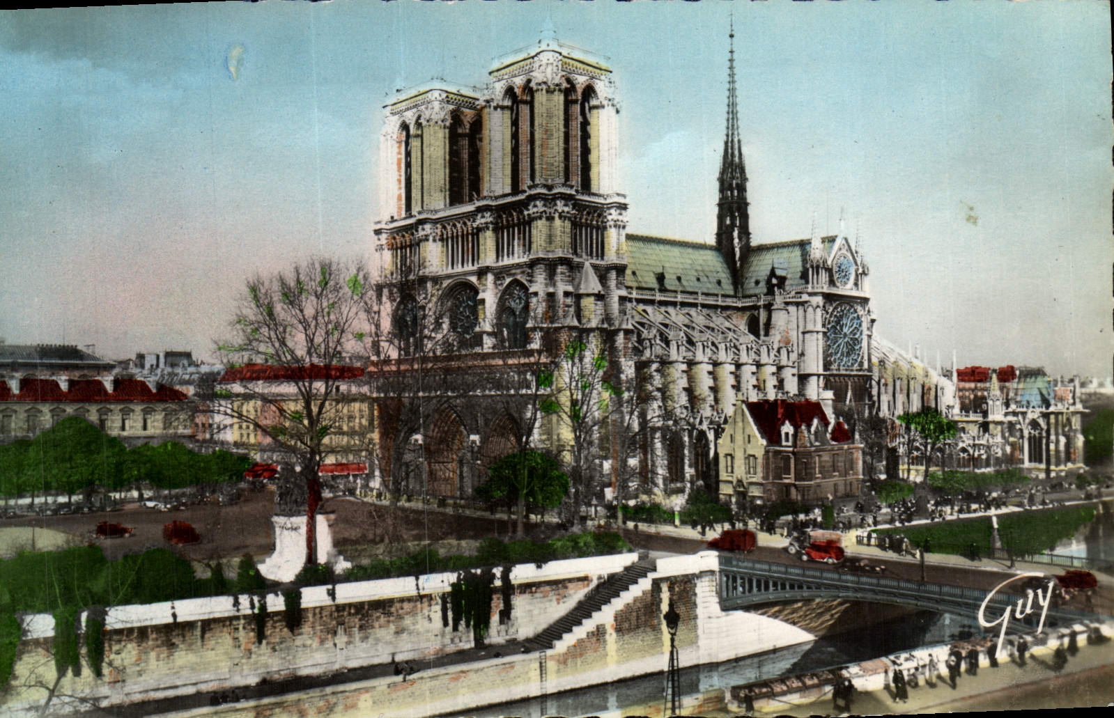 CPM Paris Et Ses Merveilles Cathedrale Notre Dame