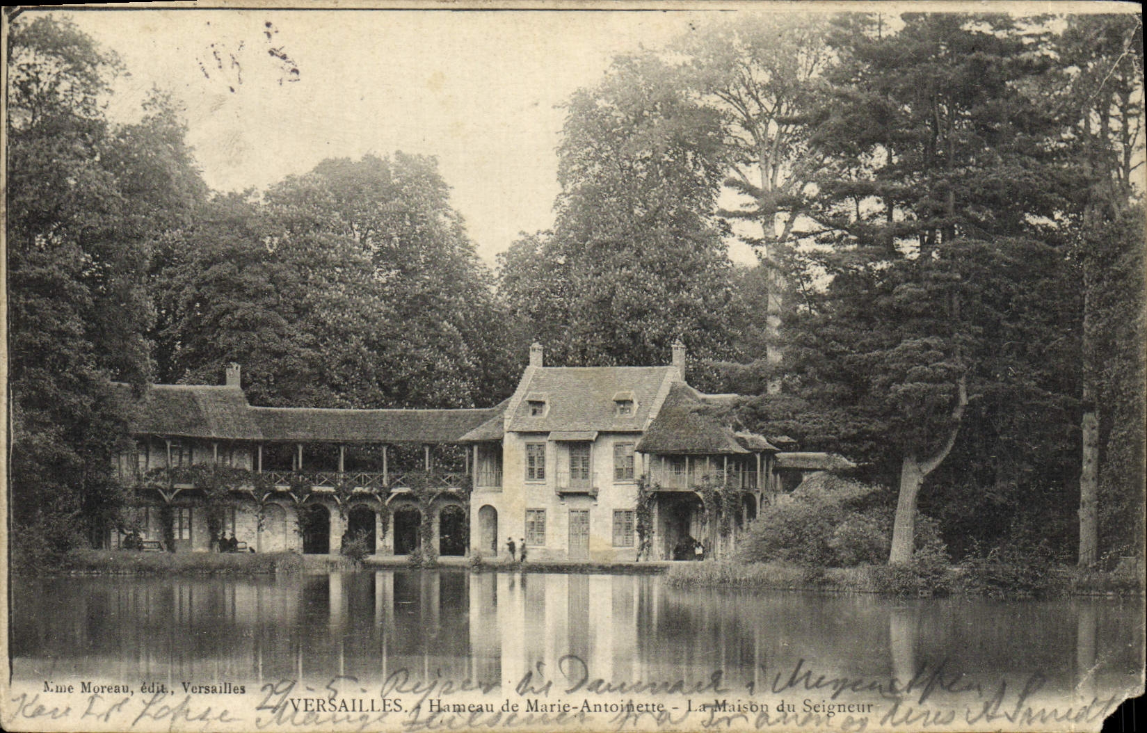 POSTAL Versalles Hamlet Marie Antonieta de la VENDIMIA la casa del señor