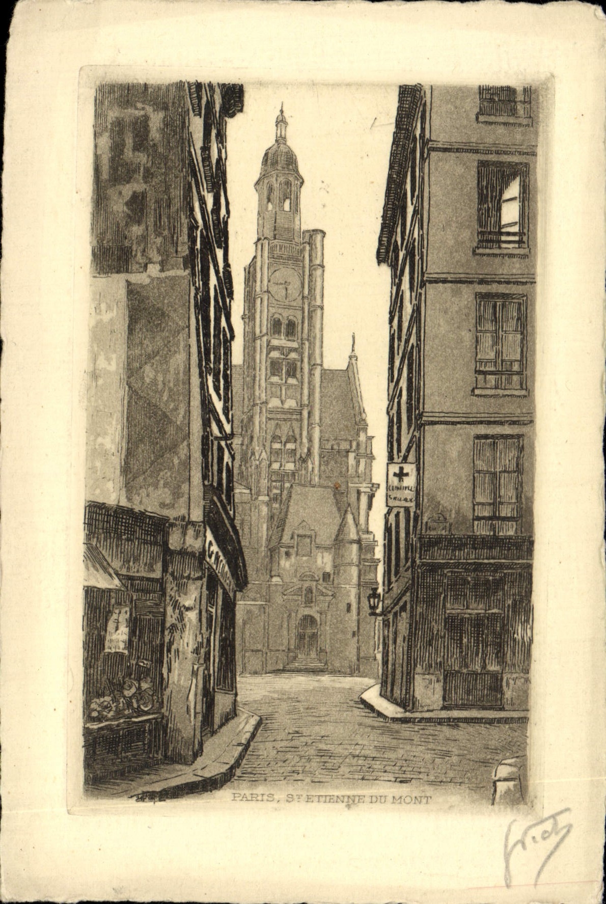 CPA Paris St Etienne Du Mont