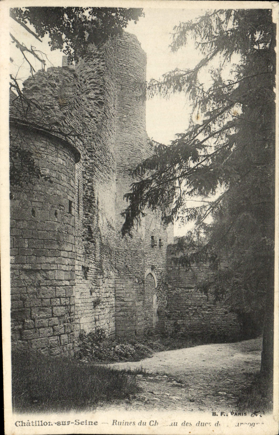 CPA Chatillon Sur Seine Ruines Du Chateau Des ducs de Bourgogne