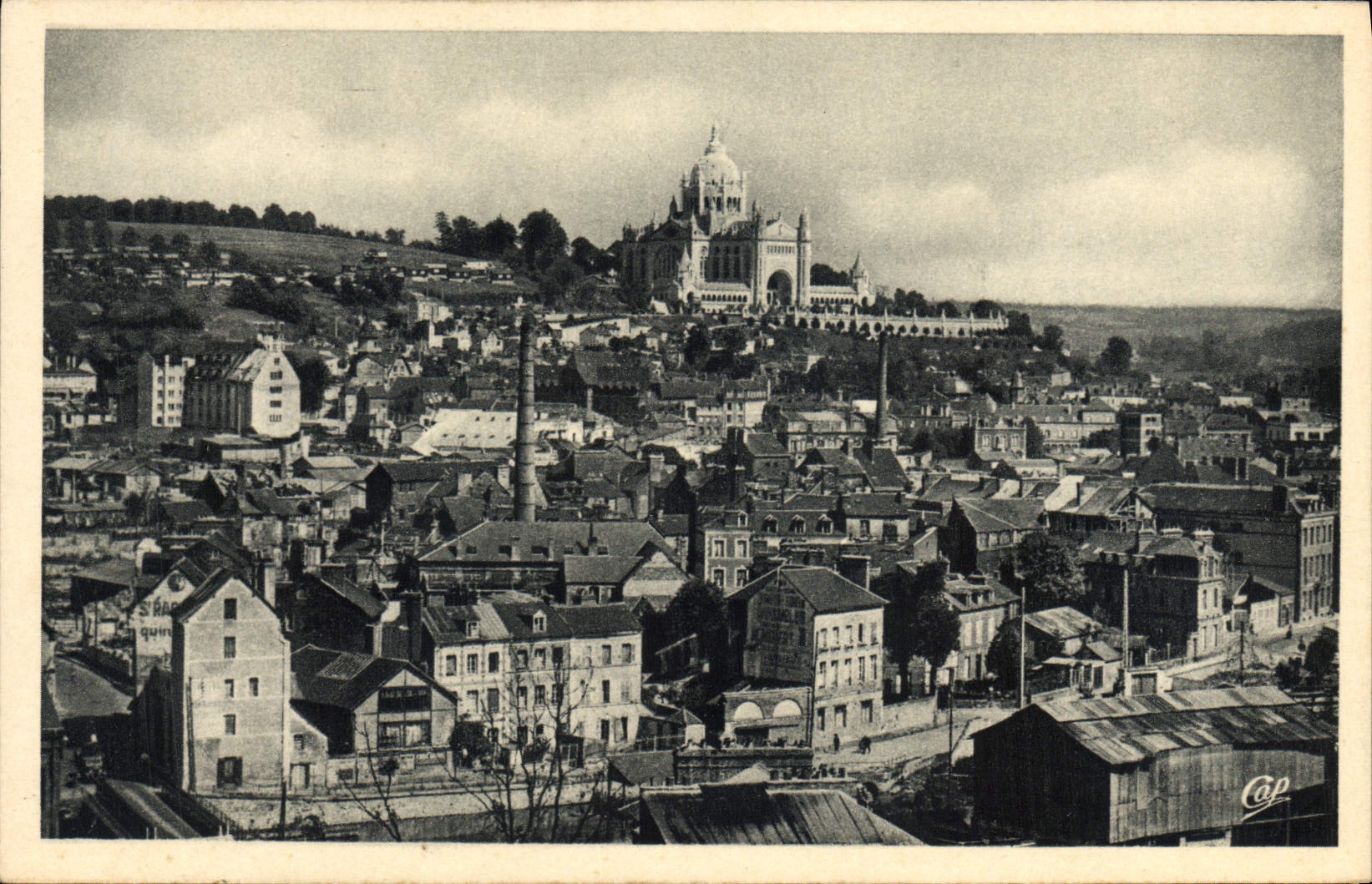 CPA Lisieux Vue Generale De La Basilique