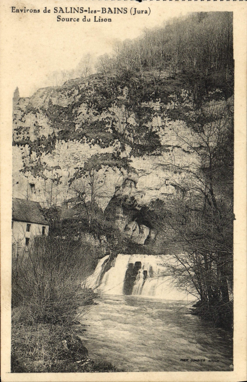 VINTAGE POSTCARD Surroundings Saline Les Bains Source Of Lison