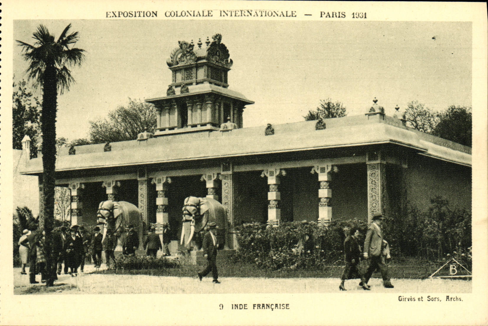 CPA Exposition Coloniale Internationale Paris 1931 Inde Francaise Elephant