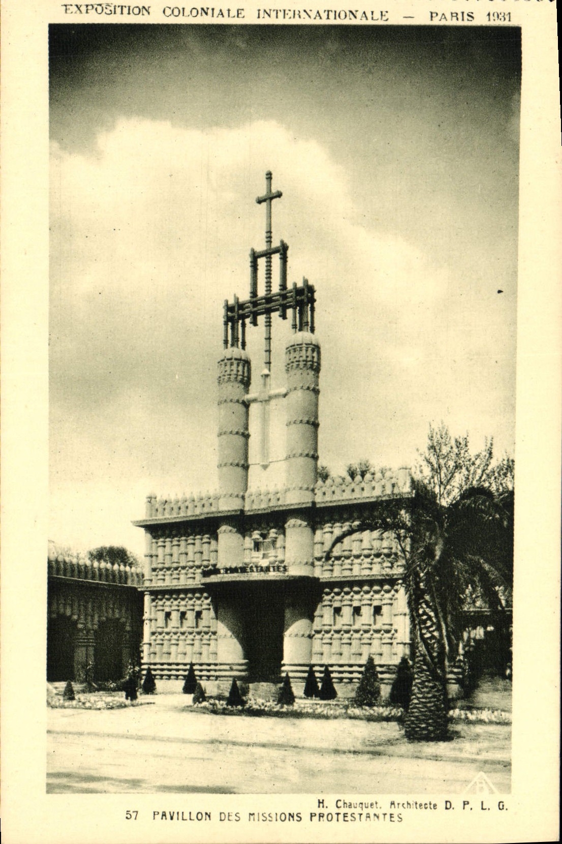 CPA Exposition Coloniale Internationale Paris 1931 Pavillon des missions protestantes