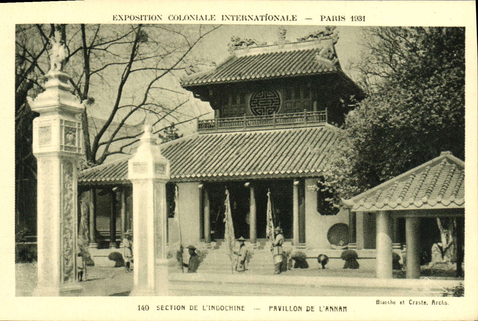 CPA Exposition Coloniale Internationale Paris 1931 Section de l'Indochine Pavillon de l'Annam
