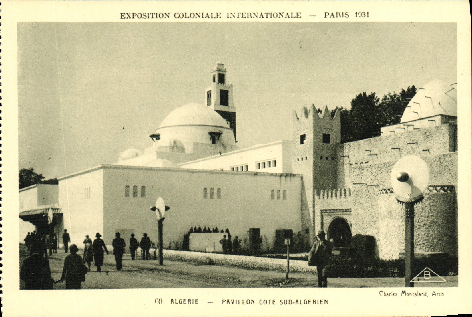 CPA Exposition Coloniale Internationale Paris 1931 Algerie Pavillon Cote Sud Algerien