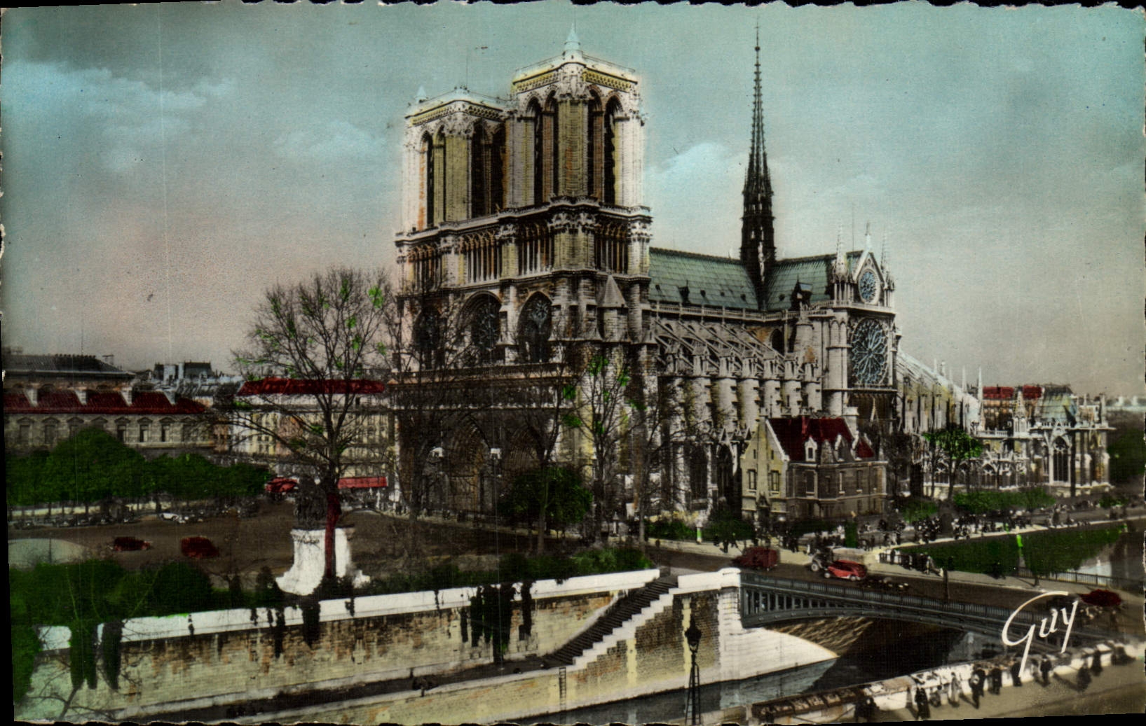CPM Paris Et Ses Merveilles Cathedrale Notre Dame