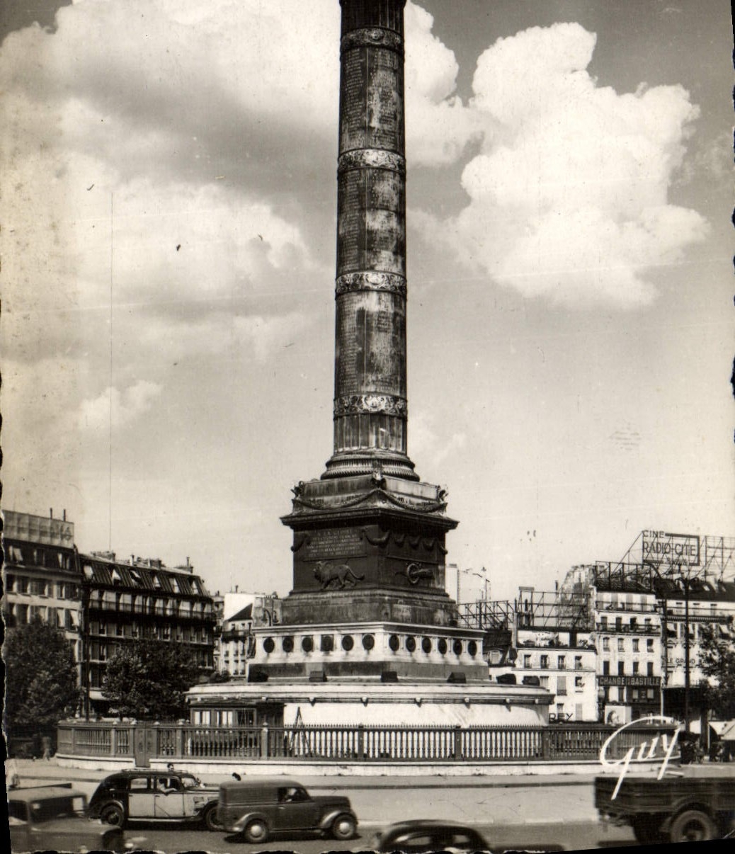 MODERN CARD Paris And Its Wonders Column Of July