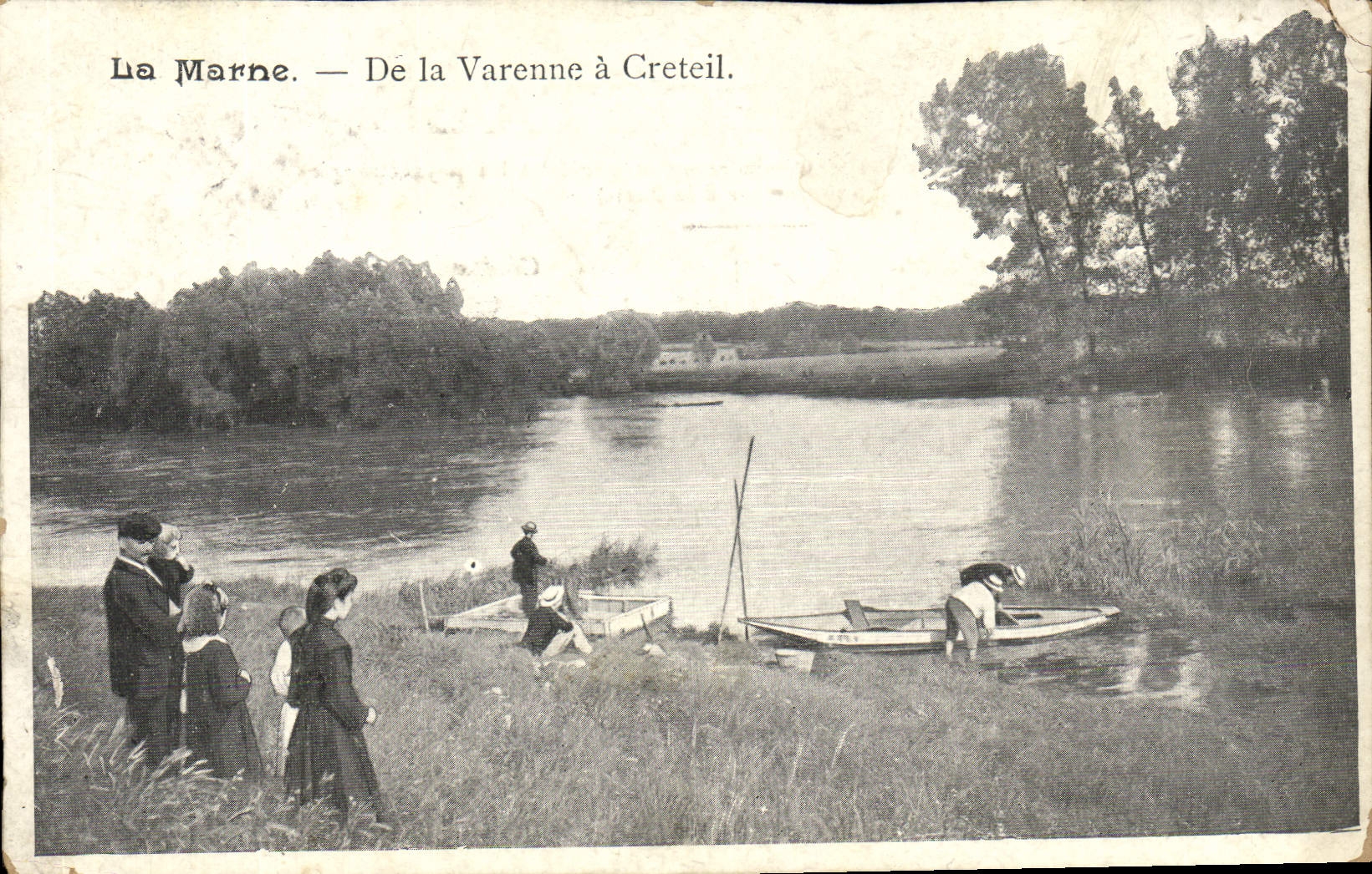 CPA La Marne De La Varenne A Creteil