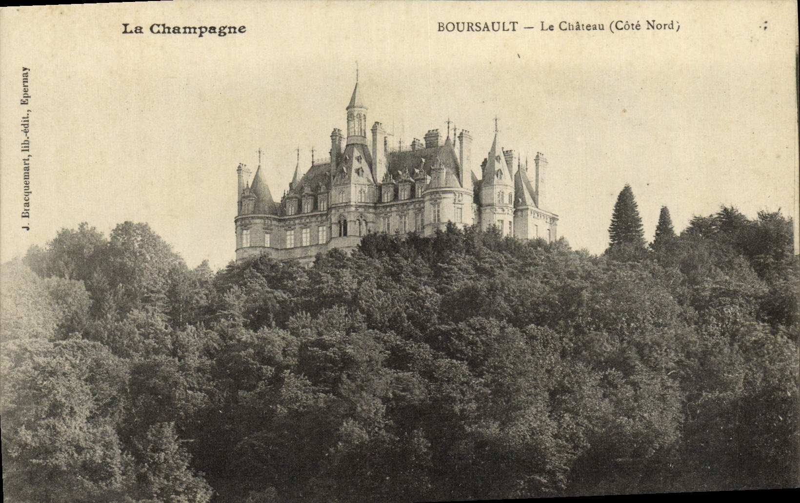 CPA La Champagne Boursault Le Chateau