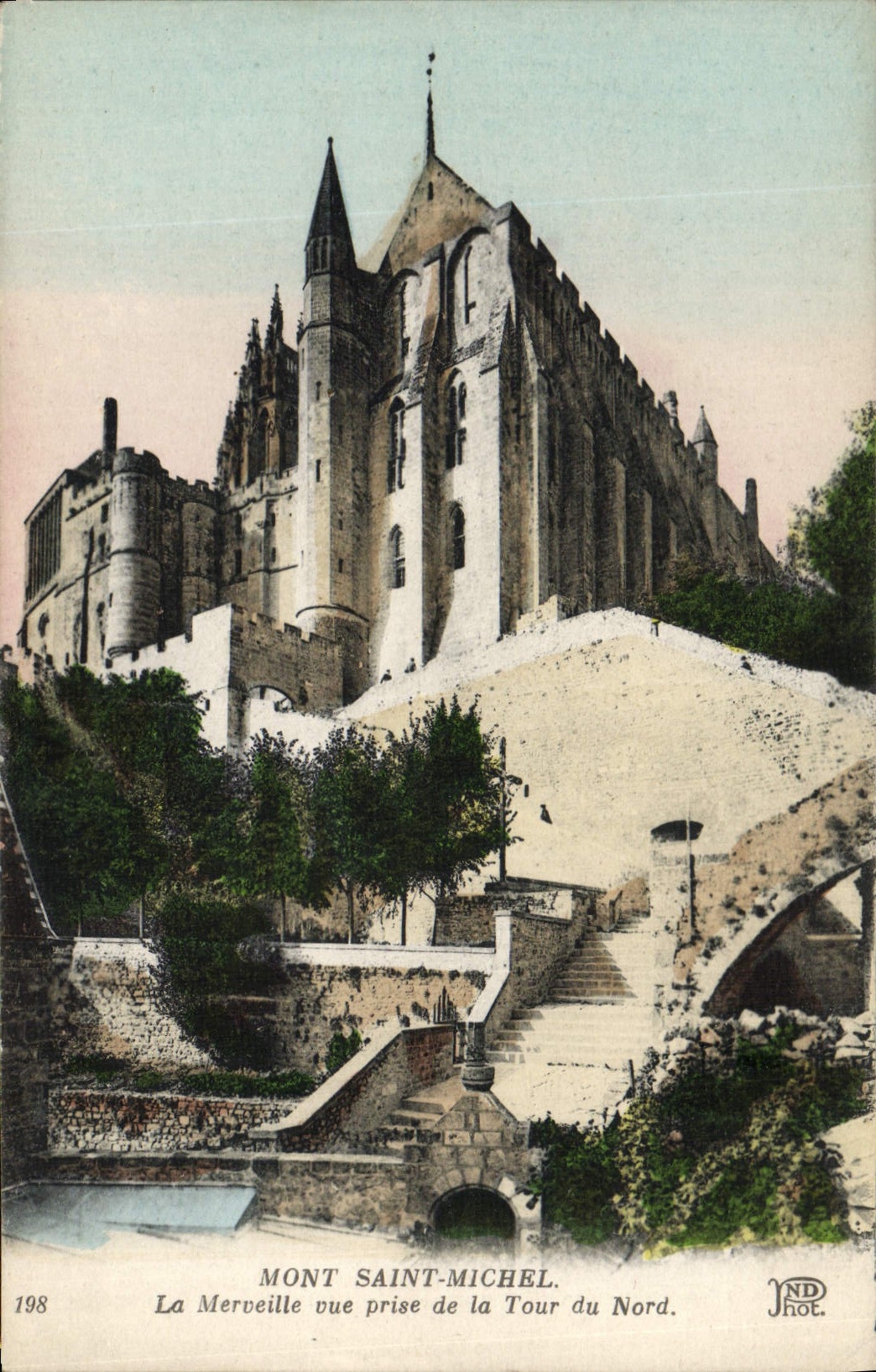 CPA Mont Saint Michel La Merveille Vue Prise De La Tour Du Nord