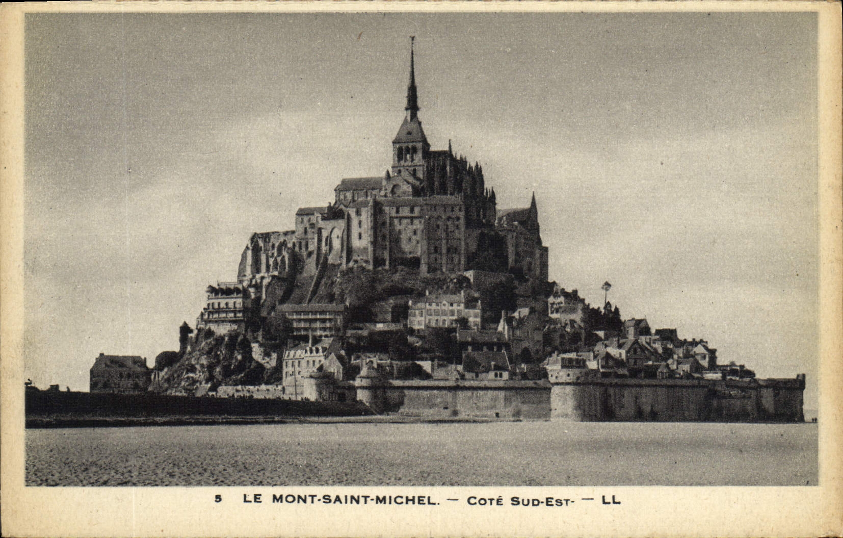 CPA Le Mont Saint Michel Cote Sud Est