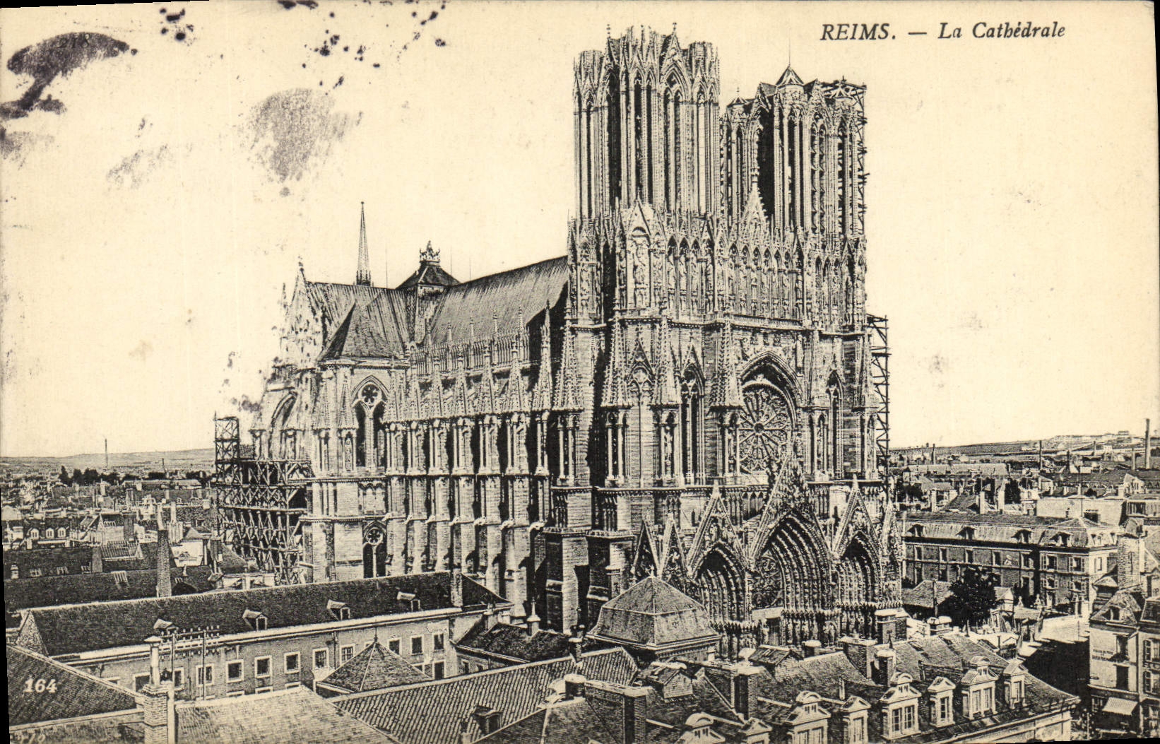 CPA Reims La Cathedrale