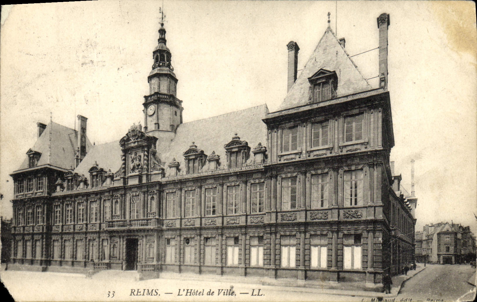 CPA Reims L'Hotel De Ville