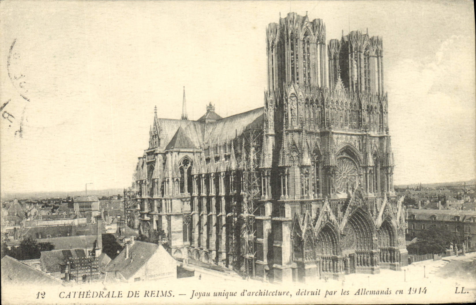 CPA Cathedrale De Reims 
