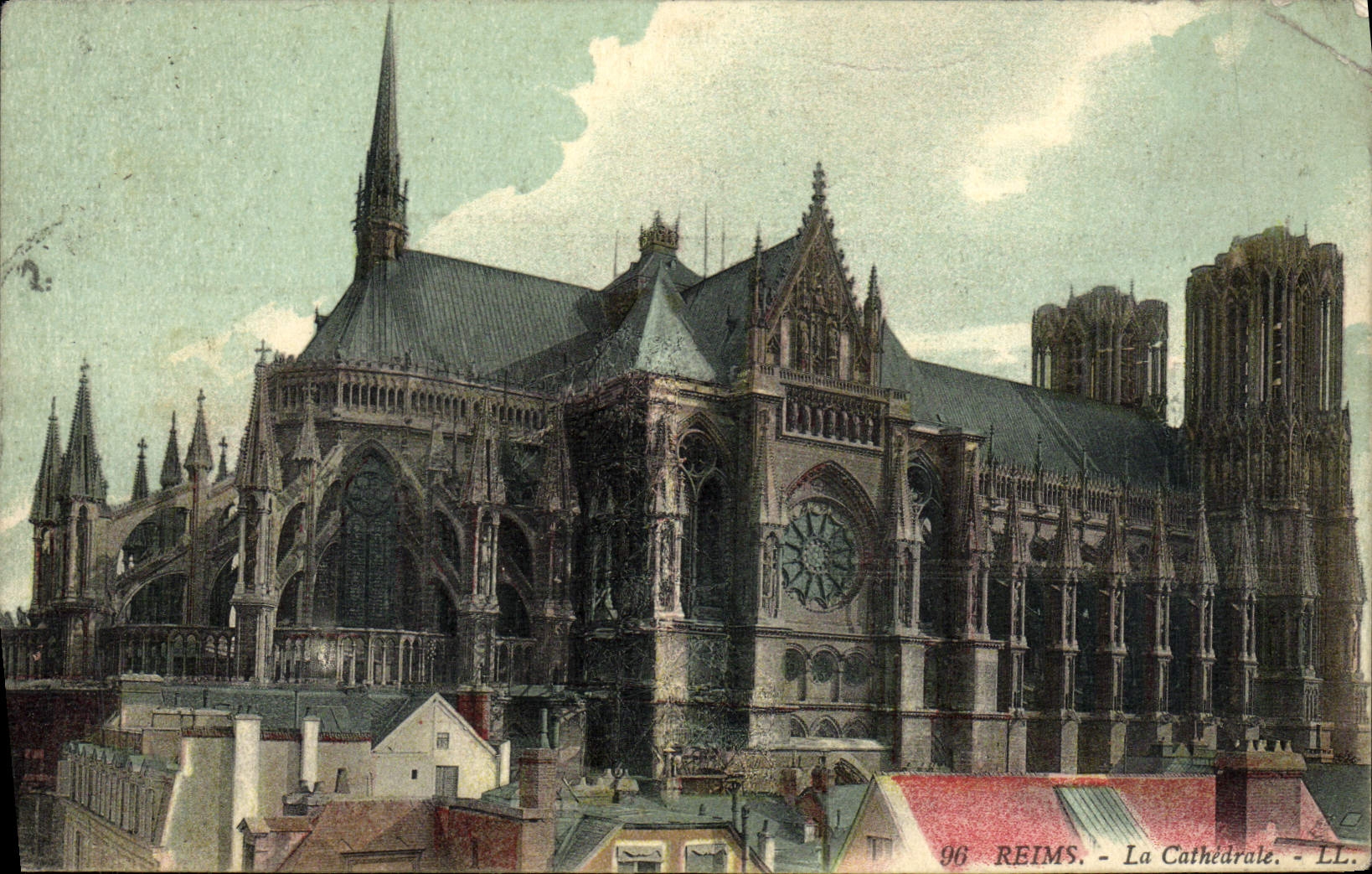 CPA Reims La Cathedrale