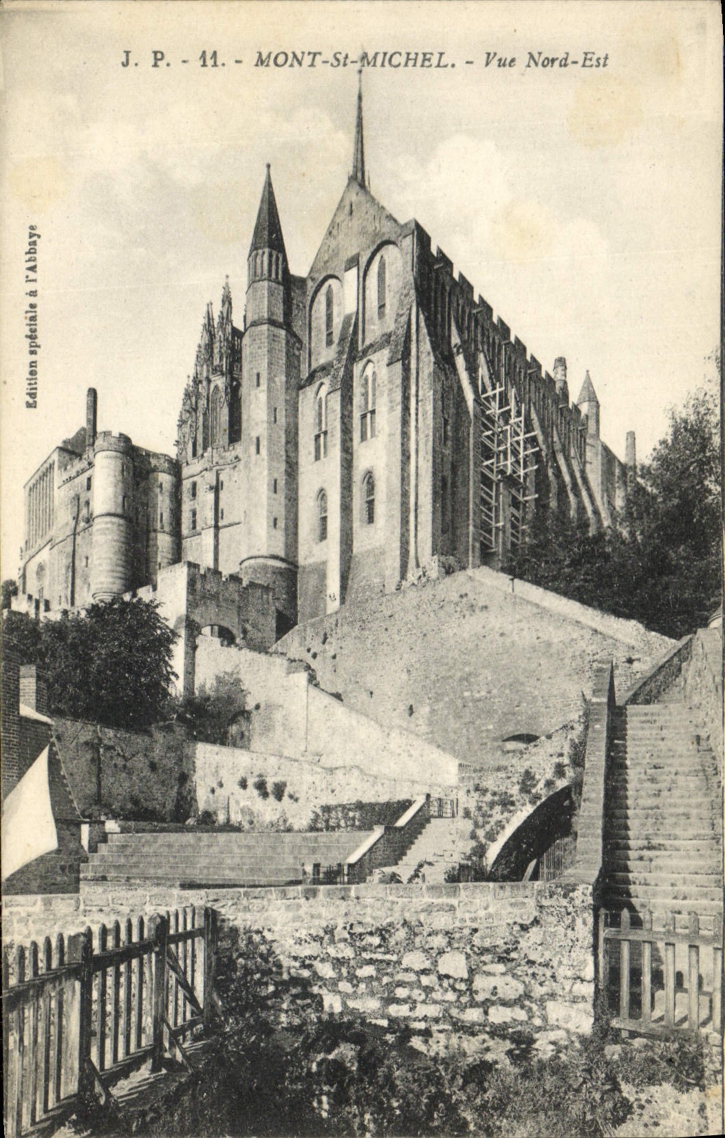VINTAGE POSTCARD Mont Saint Michel Seen Northern Is