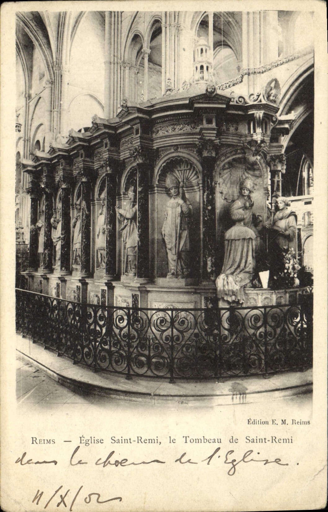 CPA Reims Eglise Saint Remi Le Tombeau De Saint Remi