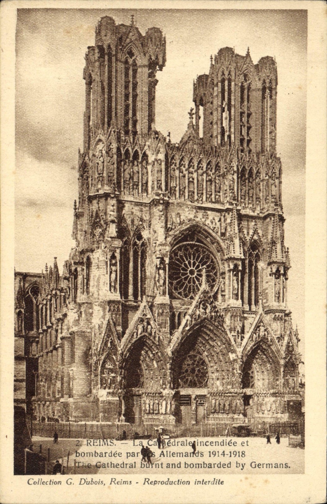 CPA Reims La Cathedrale